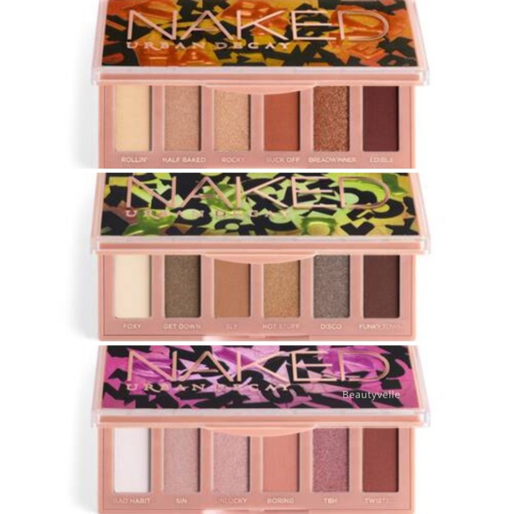 3 Urban Decay Naked Mini Palettes